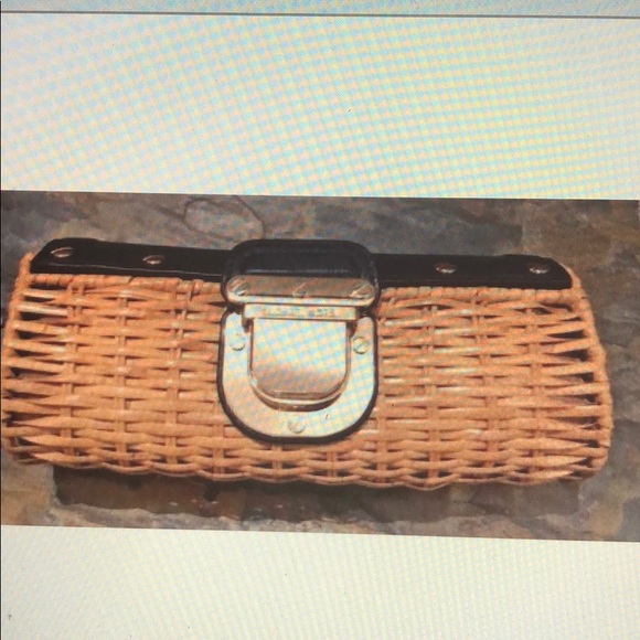 Michael Kors Handbags - Micho Kors clutch natural Rattan Leather 9 1/2